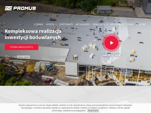 Promus.com.pl budowa hal stalowych