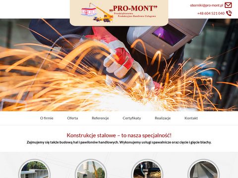 Pro-Mont wykonanie hal przemysłowych