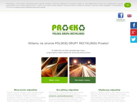 PGR Proeko elektro śmieci Warszawa
