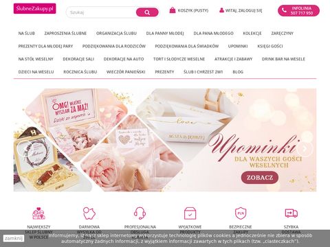 Slubnezakupy.pl - sklep z dekoracjami ślubnymi