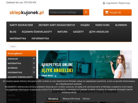 Sklepkujonek.pl - karty językowe edukacyjne