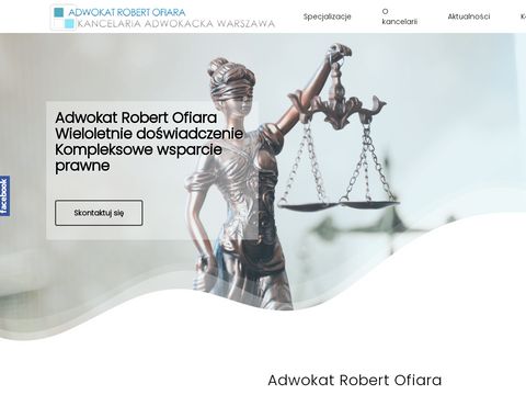 Robert Ofiara adwokat odszkodowania