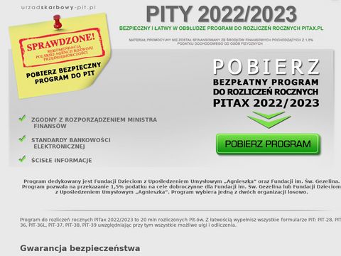Urzadskarbowy-pit.pl program do rozliczeń PIT