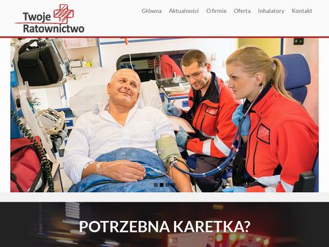 Twojeratownictwo.pl przewóz chorych