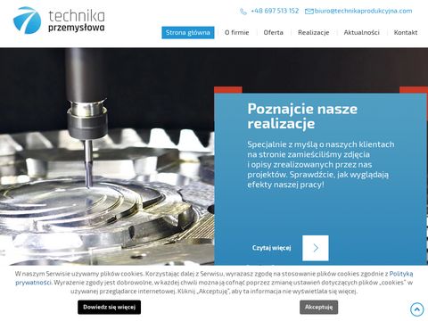 Technikaprodukcyjna.com obróbka cnc