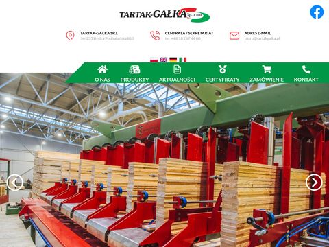 Tartakgalka.pl producent palet drewnianych