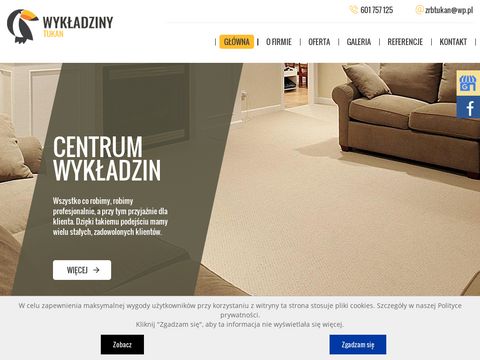 Tukan montaż wykładzin dywanowych Szczecin