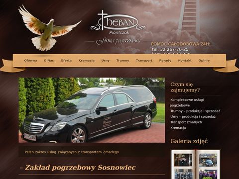 Hebansosnowiec.pl zakład pogrzebowy