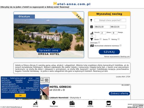 Hotel-anna.com.pl noclegi będzin