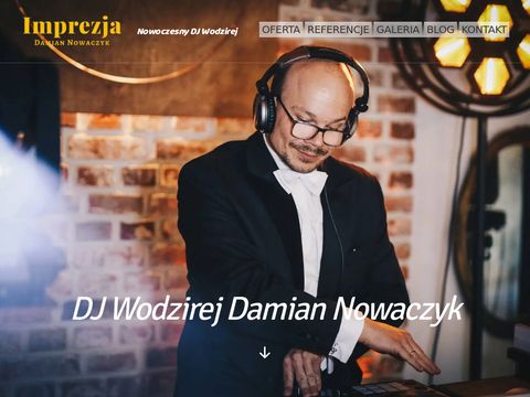 Imprezja.pl - dj wodzirej Damian Nowaczyk