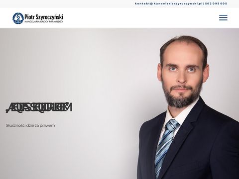 Kancelariaszyroczynski.pl opieka prawna lekarzy