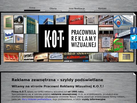 K.O.T. reklama świetlna Wrocław