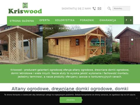 Kriswood.pl drewniane domki letniskowe