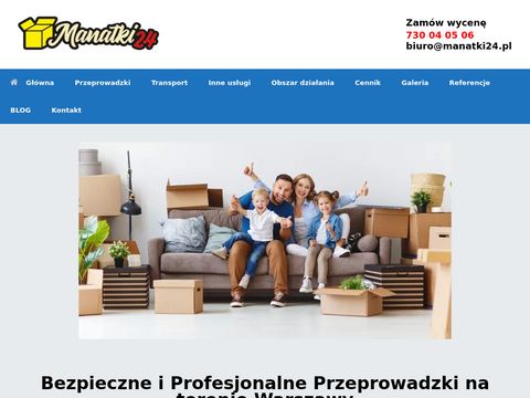 Manatki24.pl profesjonalne przeprowadzki