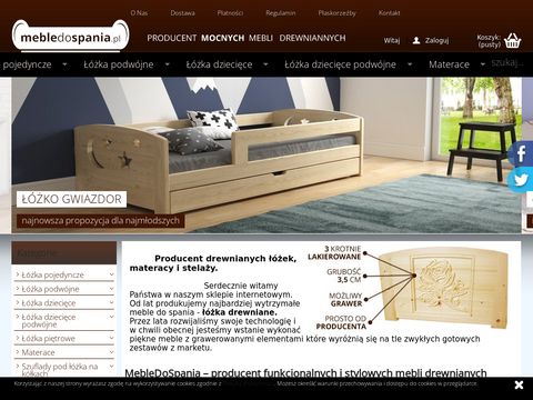 Mebledospania.pl - łóżka drewniane