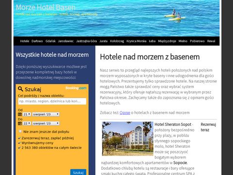 Morze-hotel-basen.pl hotele nad morzem z basenami
