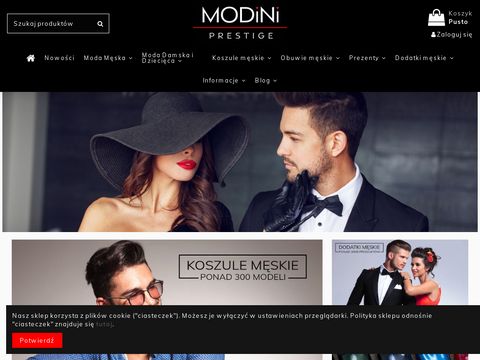 Modini.pl sklep internetowy z odzieżą męską