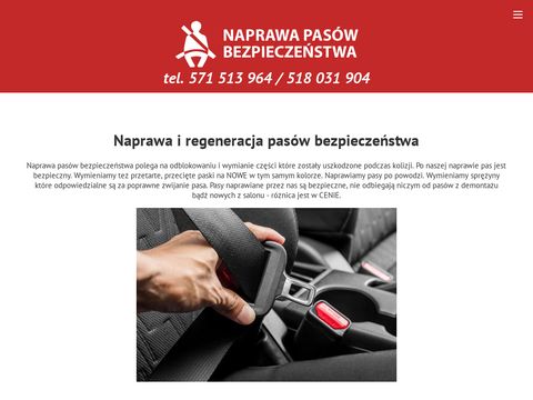 Naprawapasowbezpieczenstwa.pl samochodowych