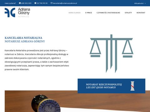 Notariuszzabrze.pl czynności notarialne