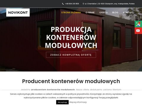 Novikont.eu - kontenery mieszkalne