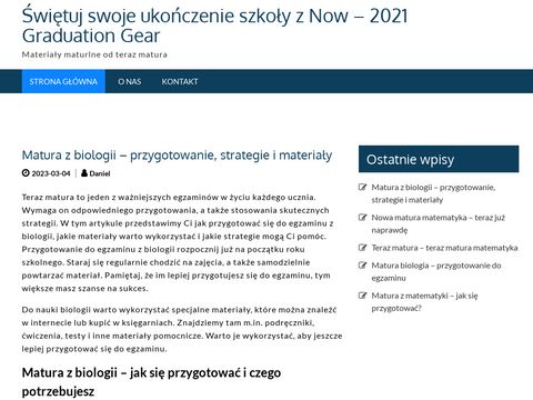 Numiko.pl - matura z biologii przygotowanie