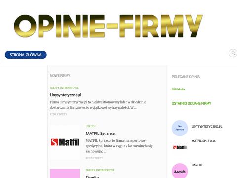 Opinie-firmy.pl portal z opiniami o firmach