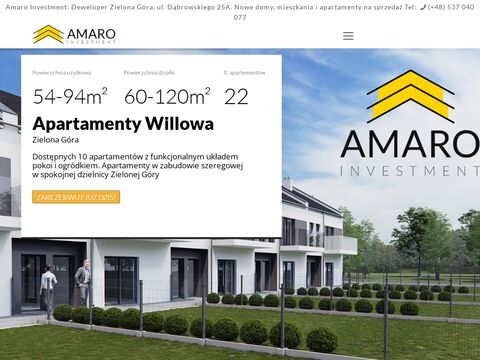 Amaro Investment deweloper - Zielona Góra