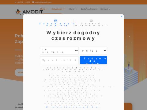 Amodit.pl - wdrożenie obiegu dokumentów