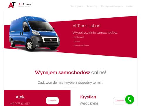 Alltrans24.pl samochód z kierowcą