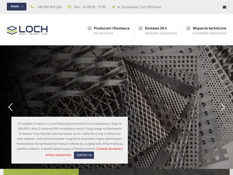 Aloch.pl kraty pomostowe produkcja i sprzedaż