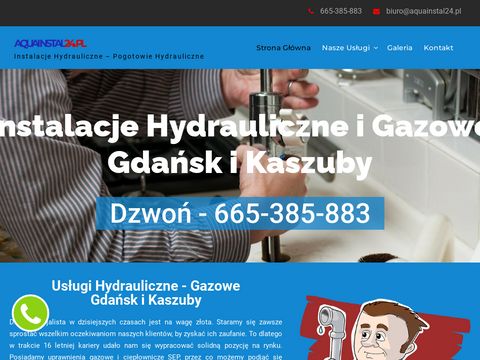 Aquainstal24.pl hydraulik Gdańsk
