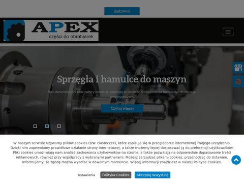 Apex.kepno.pl - części do obrabiarek