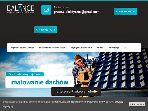 Balance.net.pl usługi wysokościowe Kraków