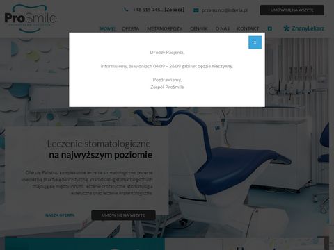 Dentysta-szczyrek.pl praktyka
