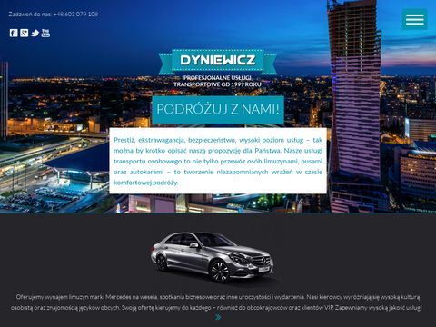 Dyniewicz.com.pl wynajem autokarów Warszawa