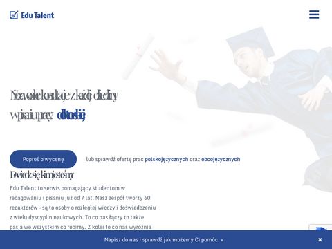 Edutalent.pl - pomoc w pisaniu pracy licencjackiej