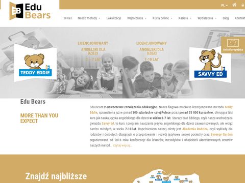 Edubears.pl angielski dla dzieci franczyza