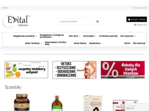 Evital.pl sklep z ziołami