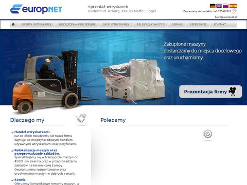 Europnet.pl serwis wtryskarek używanych