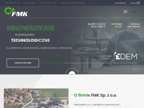 Fmk.pl podajniki i przenośniki ślimakowe