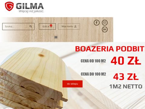 Gilma drewno do budowy domów drewnianych