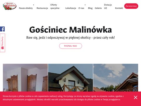 Gosciniecmalinowka.pl pensjonaty kaszuby