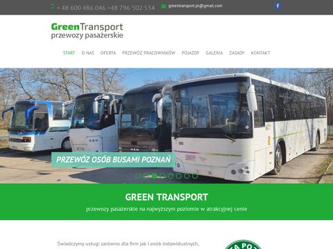 Green-Transport.pl wynajem autobusów, busów Poznań