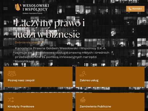 Gpgoldwin.pl obsługa prawna firm