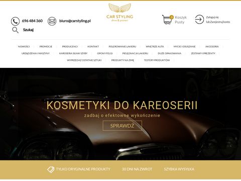 Carstylingshop.pl sklep z kosmetykami samochodowymi