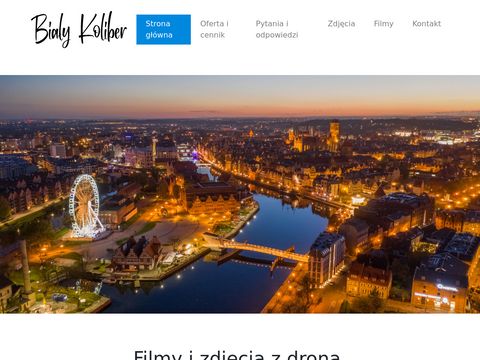 Bialykoliber.pl zdjęcia nieruchomości z drona