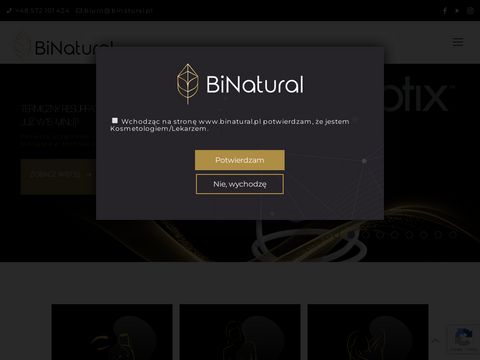 Binatural.pl dystrybutor sprzętu kosmetycznego