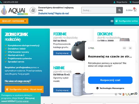 Aquai.pl podziemne zbiorniki na deszczówkę