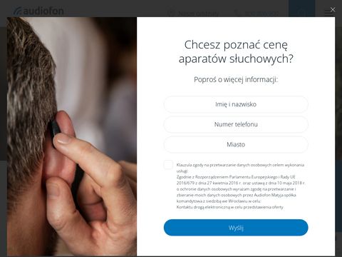 Audiofon.com.pl bezpłatne badania słuchu