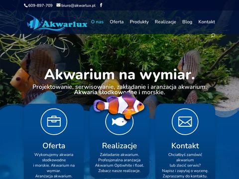 Akwarlux.pl zakładanie akwariów i aranżacja